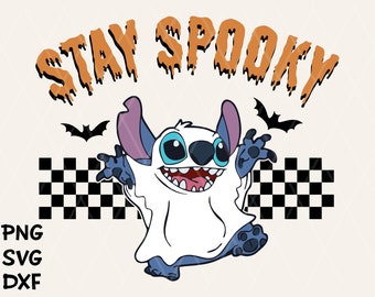 Stay Spooky Ghost Mouse SVG, Halloween Svg, Spooky svg, skeleton svg, Spooky Season Svg, Cute Halloween Svg, Retro Halloween Svg