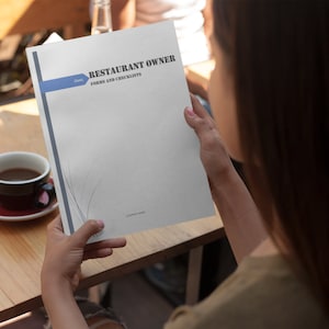 Essential Restaurant Owner Checklists and Forms - Streamline Your Operations - 29 pages - PDF printable and editable