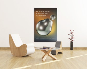 Contemporary 3D Wall Art - Modern Home Decor - Unique 3D Artwork for Walls