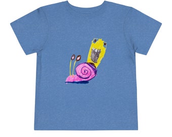 El arte de tus hijos en una camiseta / Camisetas personalizadas con dibujos de niños / Regalo de cumpleaños para pequeños artistas