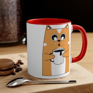 Akzent Kaffeetasse,11oz Personalisierte Tasse, Kaffeetasse Personalisiert, Kaffeetasse für Weihnachten Geschenk Kaffeebecher für Mama, Männer