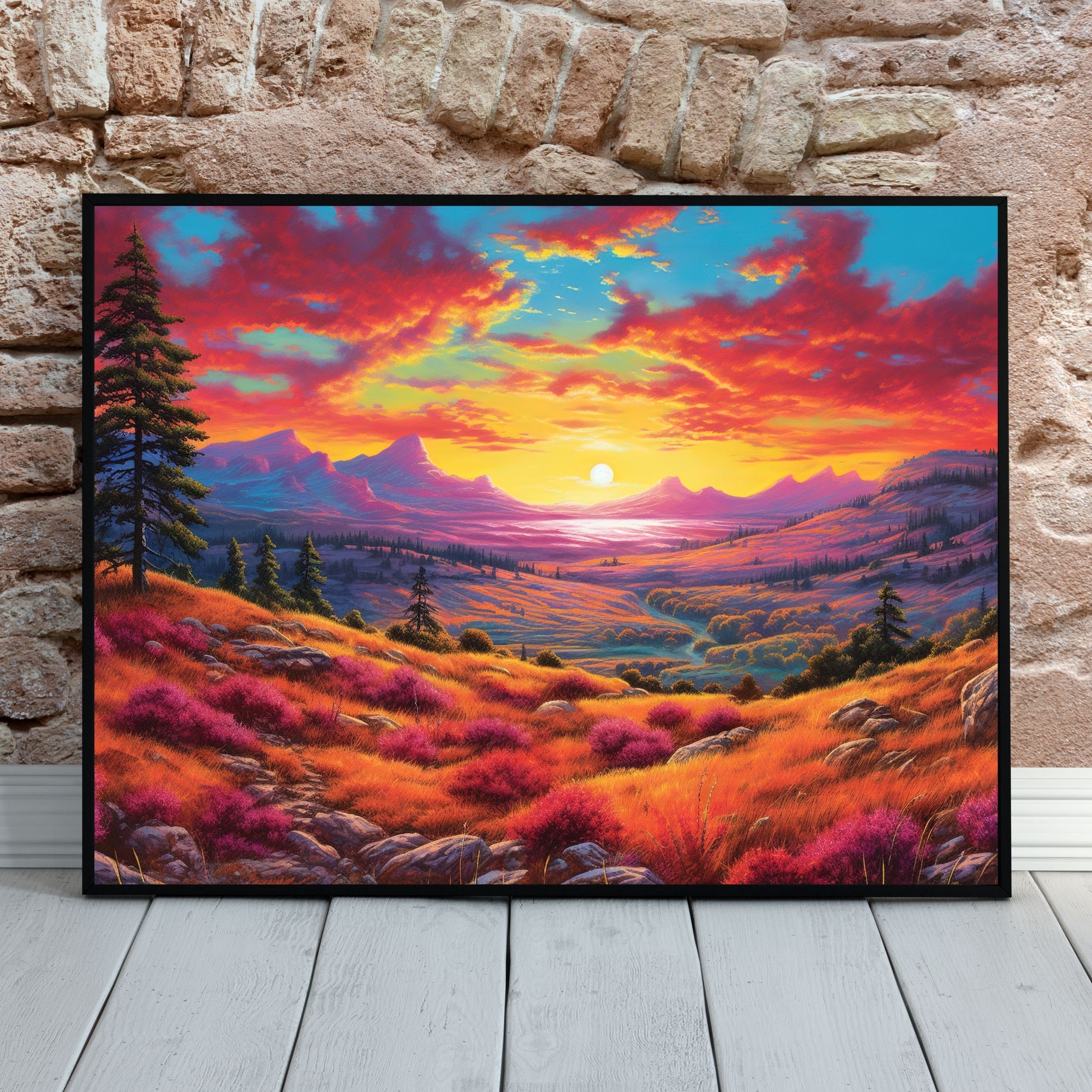 45 Serene Landscape Prints, Landscape Art Print, Home Decor, Landscape