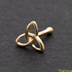 Celtic knot nose stud sale