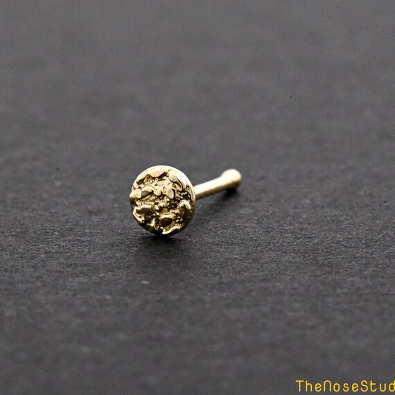 Gold nugget nose on sale piercing
