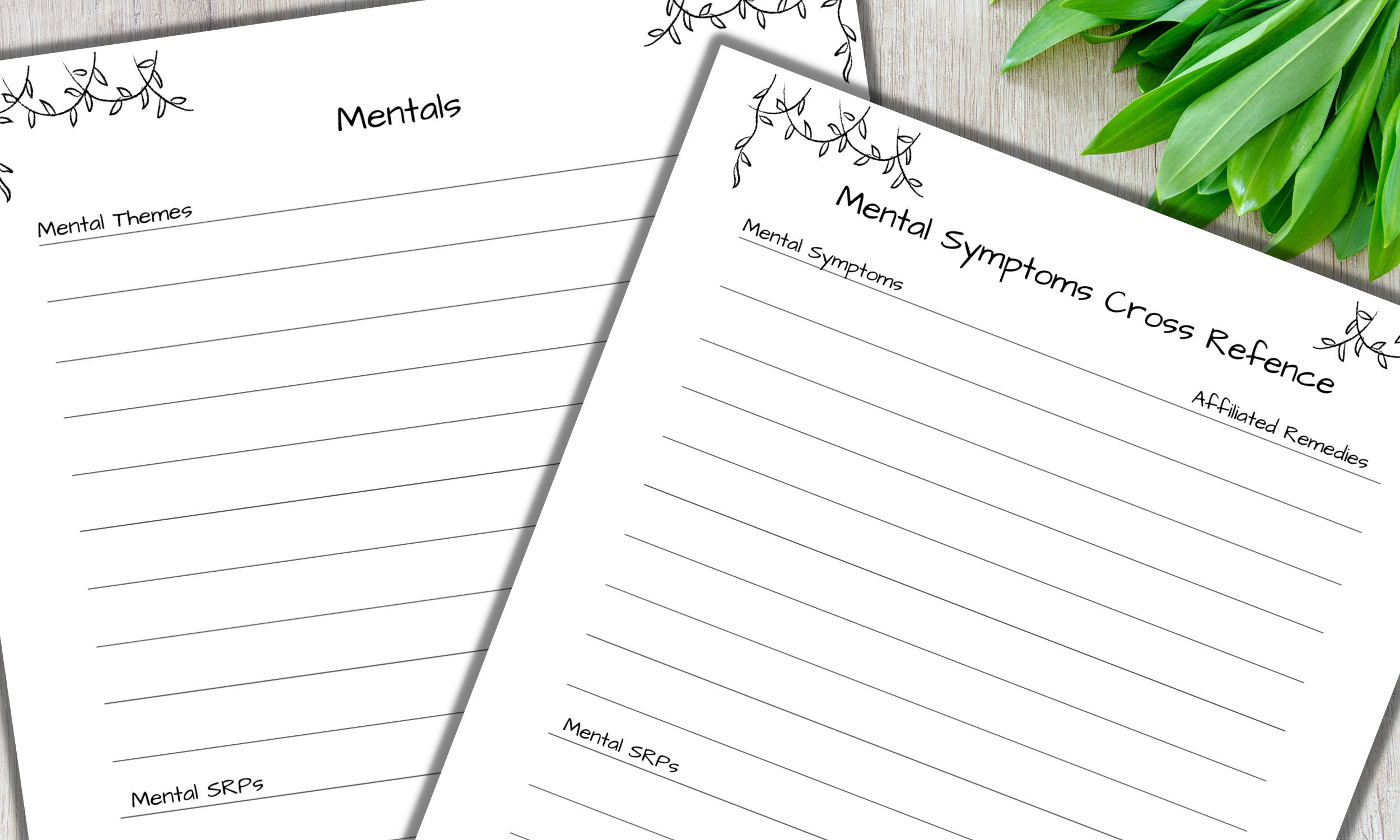 Homeopathy Materia Medica Journal, Printable Remedy Study Guide - Etsy