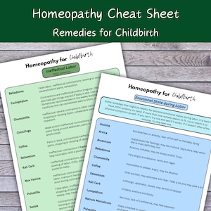 Homeopathische remedies voor bevalling, homeopathische gids voor arbeid en bevalling