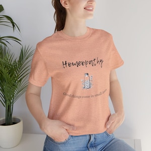 Homeopathy Unisex Jersey Short Sleeve Tee