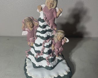 Angel Christmas Tree Bisque: Dona's Ceramic Tree (13" H)