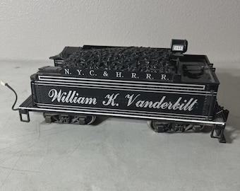 Bachmann #948 William K. Vanderbilt Tender – N.Y.C. & H.R.R.R. – G Gauge Train (Untested)