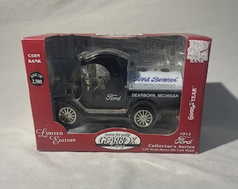 1998 Gearbox Toy Bank – 1912 Ford Texaco Oil Tanker Coin Bank – Limited Edition
