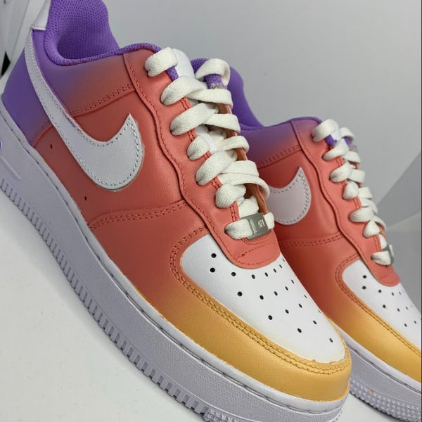 Nike Air force 1 color fade custom