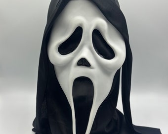 Máscara de grito: máscara de Scream Ghostface de la película Scream. Máscara de fiesta de terror y máscara de juego. Bonita idea para un regalo.