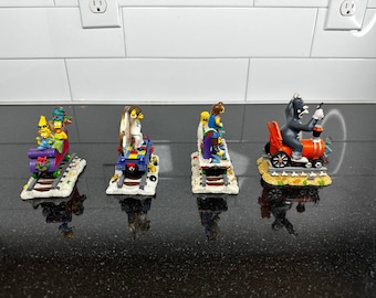 Cerámica Vintage Simpsons Figura Lote Colección Set Bard Gomer