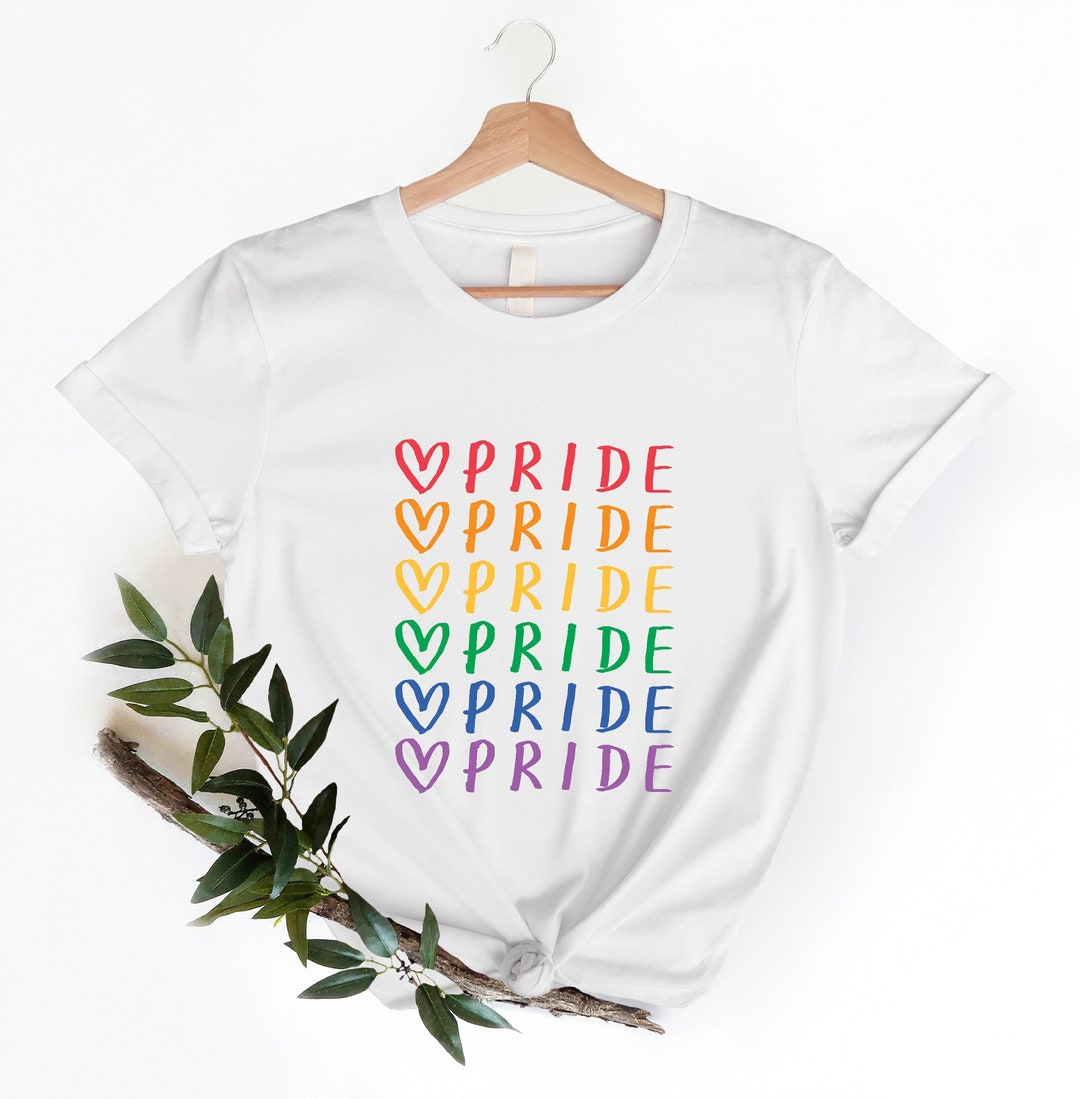 Rainbow Pride Shirt LGBTQ Pride Month Shirts Equality - Etsy