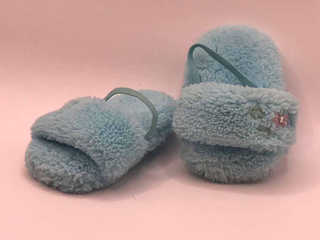 American Girl Slippers From Jess's Pajamas Terry Cloth Etsy