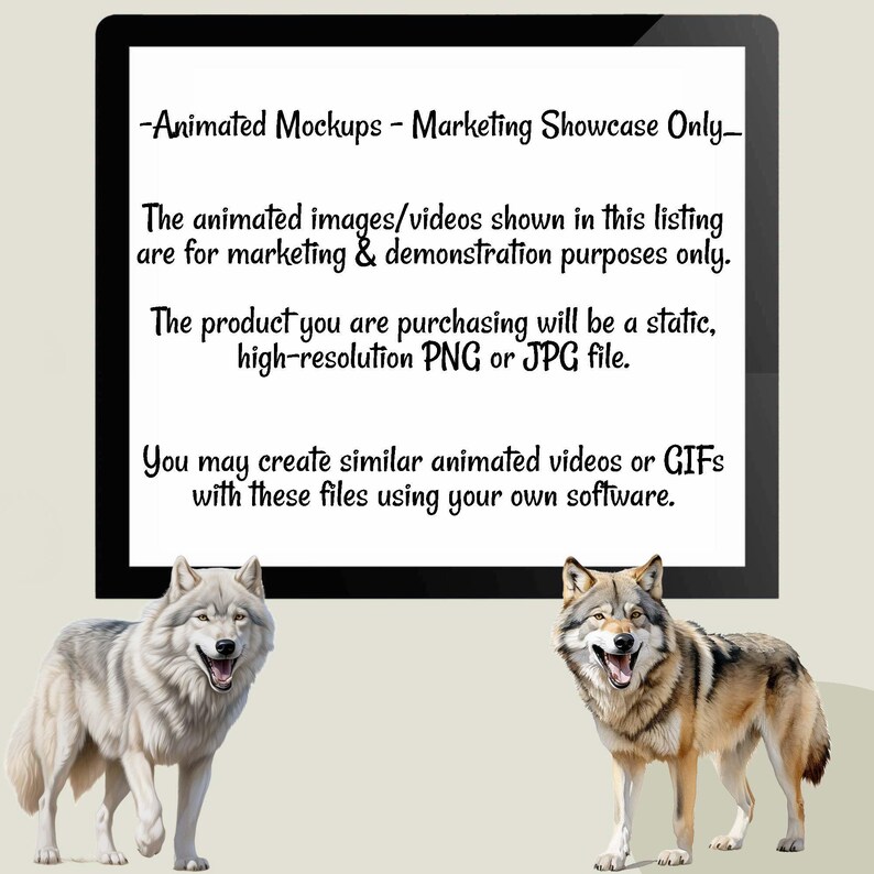 Wolf Overlay Wolves Realistic Digital Downloads Wolf Clipart Woodland High Quality Transparent Background, Animal Wildlife Photographer image 8