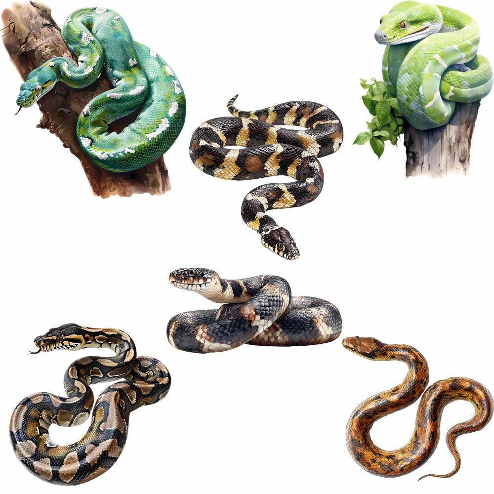 Descargas digitales de acuarelas de serpientes: arte imprimible de  reptiles, anaconda, mamba, serpiente de cascabel, boa, cobra, pitón real,  ilustraciones de culebras de liga - Etsy México, image size:1000x1000