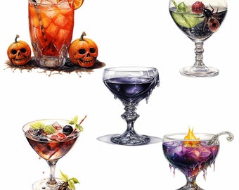 ★るいるい★様  シーグラスアート『 Halloween Cocktail 』 ✞Dark Gothic Halloween✞ | ルックメイクラボ・エスペラント京都