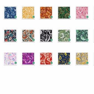 Paisley Colorful Seamless Digital Papers, 22 Floral Pattern Classic ...