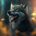 Laughing Wolf Art
