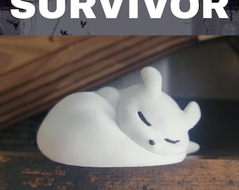 FIGURA SOBREVIVENTE DO RAINWORLD // Estatueta Slugcat