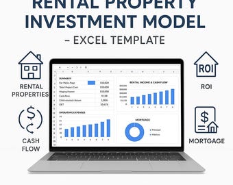 Modelo de inversión en alquiler de bienes raíces – Hoja de cálculo de Excel