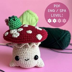 Mushy and The Little Frog digital crochet pattern ENG - SPA