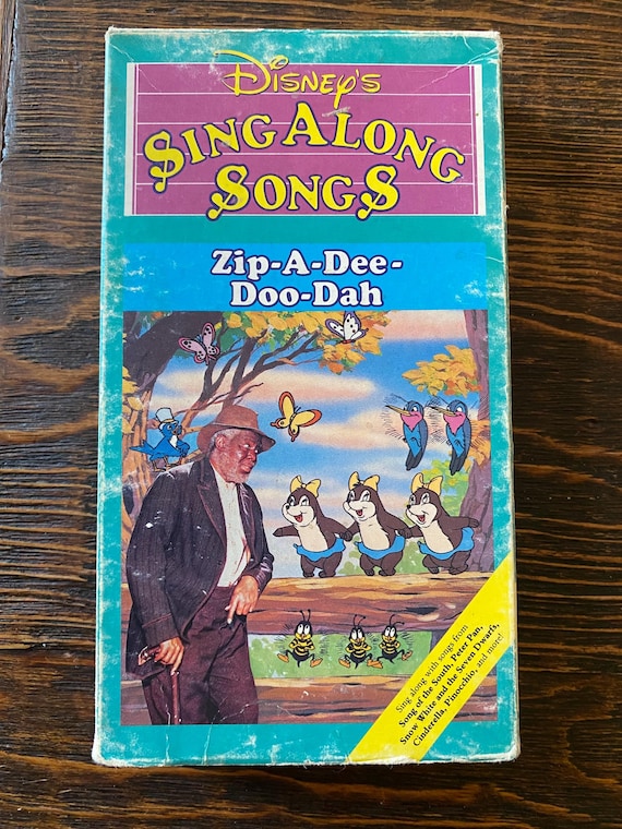 Zip-a-dee-doo-dah Singalong VHS - Etsy