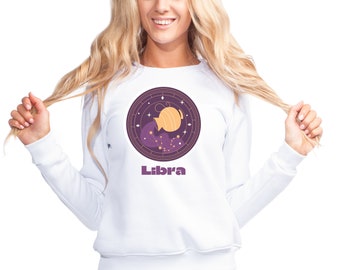 Sudadera personalizada con el signo del zodiaco, regalo de cumpleaños de astrología y horóscopo