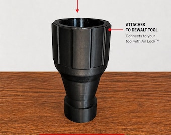 Milwaukee to DeWalt Accessory Vacuum Adapter