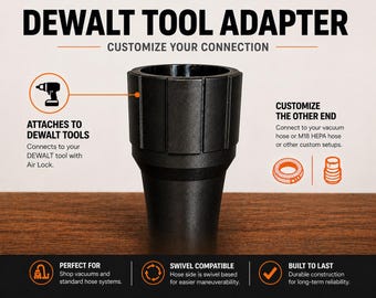 DeWalt Accessory Vacuum Adapter