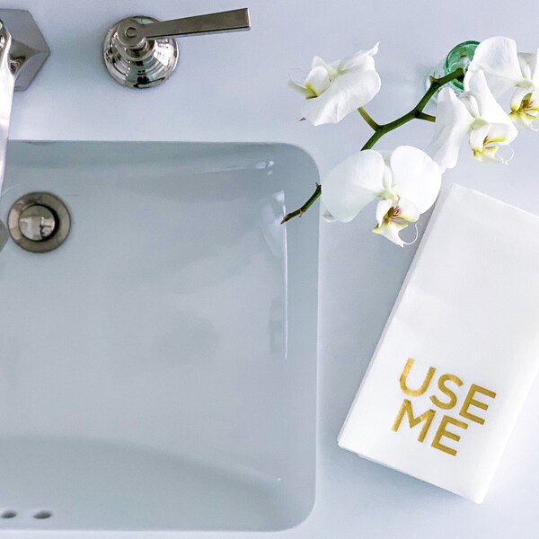 Paper Guest Towels for Bathroom Etsy