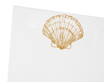 Shell Place Cards, Metallic Foil (Set of 14, Elegant Seating)