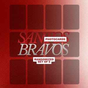 Santos Bravos Lomo Photocards Set | Drew, Alejandro, Gabi, Kauê and Kenneth