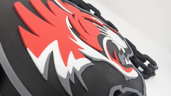 Oversized Custom 3D Printed Logo, Graduation, Homerun Chain, Sports Chain