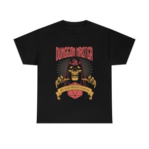 Dungeon Master Dungeons and Dragons T-Shirt for Tabletop Gamers
