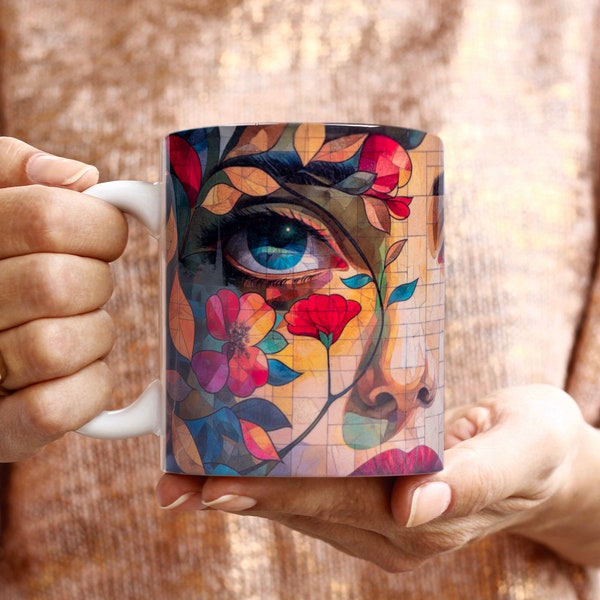 Norouz/Norooz. Tasse à café de 11 oz avec calligraphie persane. Excellent cadeau Norouz/Norooz pour les membres de votre famille ou vos amis persans. Fabriqué au Canada