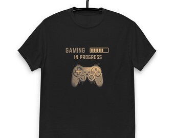 Gaming in Progress T-Shirt, Cotton Gamer Tee