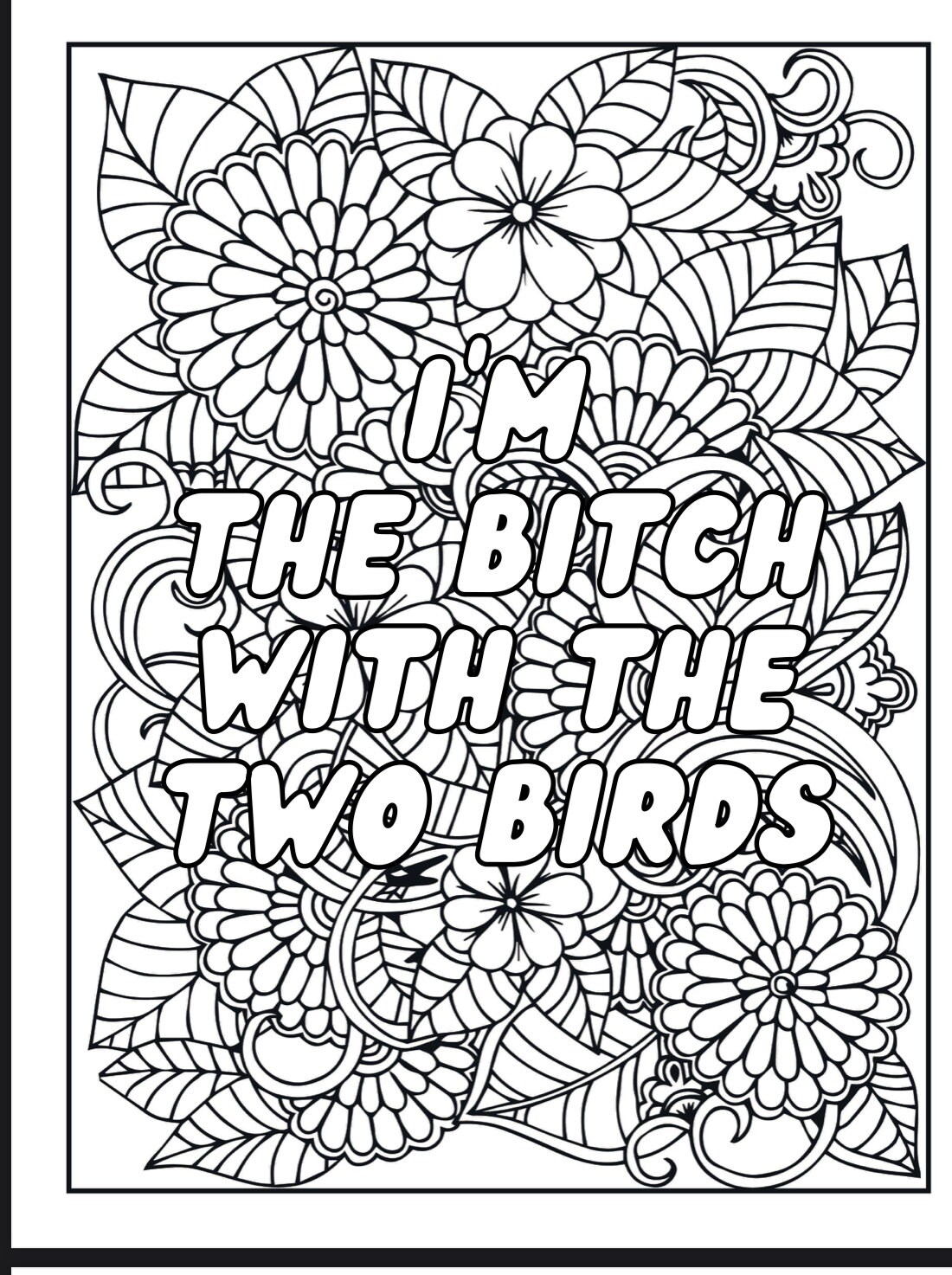 Adult Motivational Swear Words Coloring Pages - Etsy