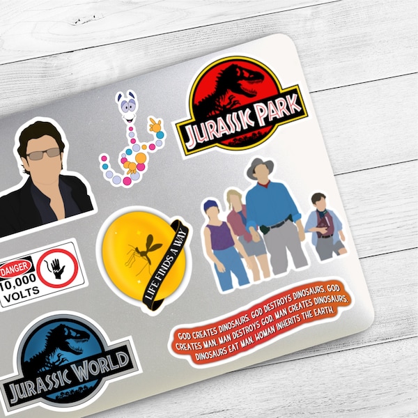 Jurrassic World Stickers - Etsy
