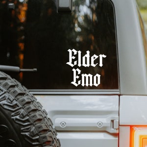 Elder Emo Aufkleber