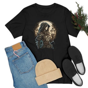 Cleric Tshirt Gaming T-Shirt Men T Shirt Women Tshirt Gift Custom Geek Graphic Tee Gamer Shirt Design