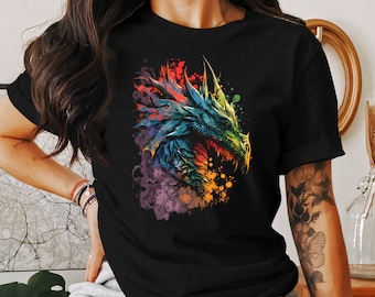 Dragon T-Shirt Fantasy Tshirt Men T Shirt Women Tshirt Gift Graphic Tee Mythical Shirt Design