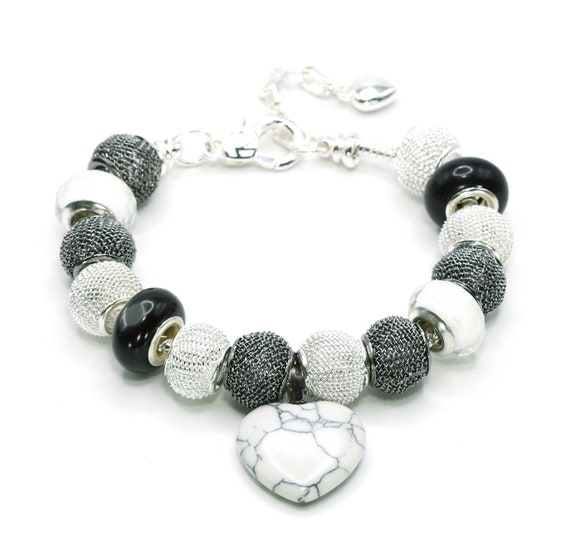 European Charm Bracelet - Rock Star  (#1104)