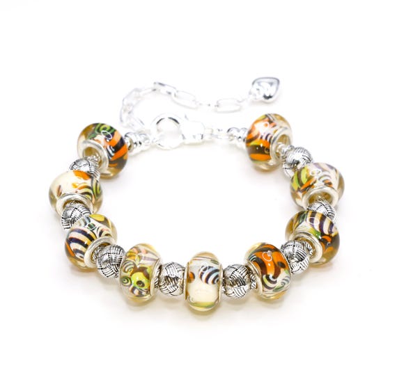 European Charm Bracelet - Hidden Tiger (#1176)