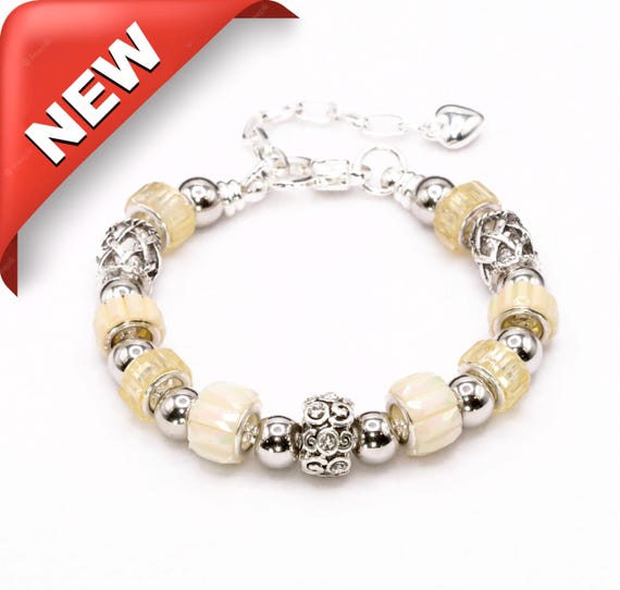 European Charm Bracelet - Baby's Breath (#1213)