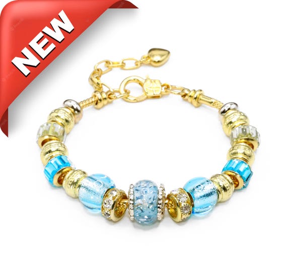 European Charm Bracelet - Purely Posh (#1207)