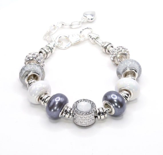 European Charm Bracelet - Kasumi - Clean Mist (#1083)