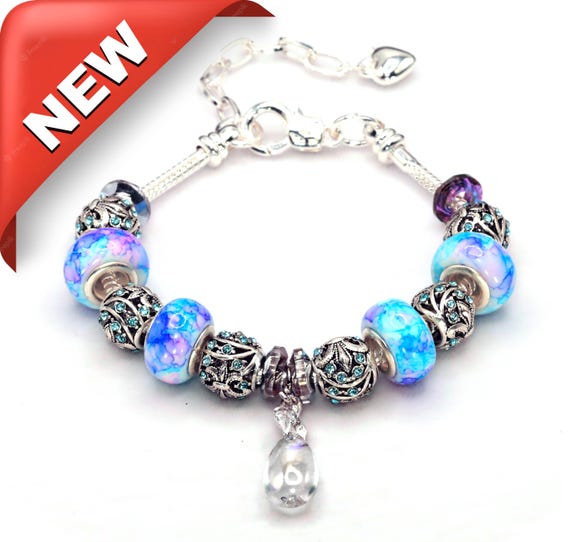 European Charm Bracelet - Beach Daze (#1205)