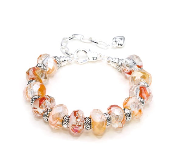 European Charm Bracelet - Fire & Ice (#1174)